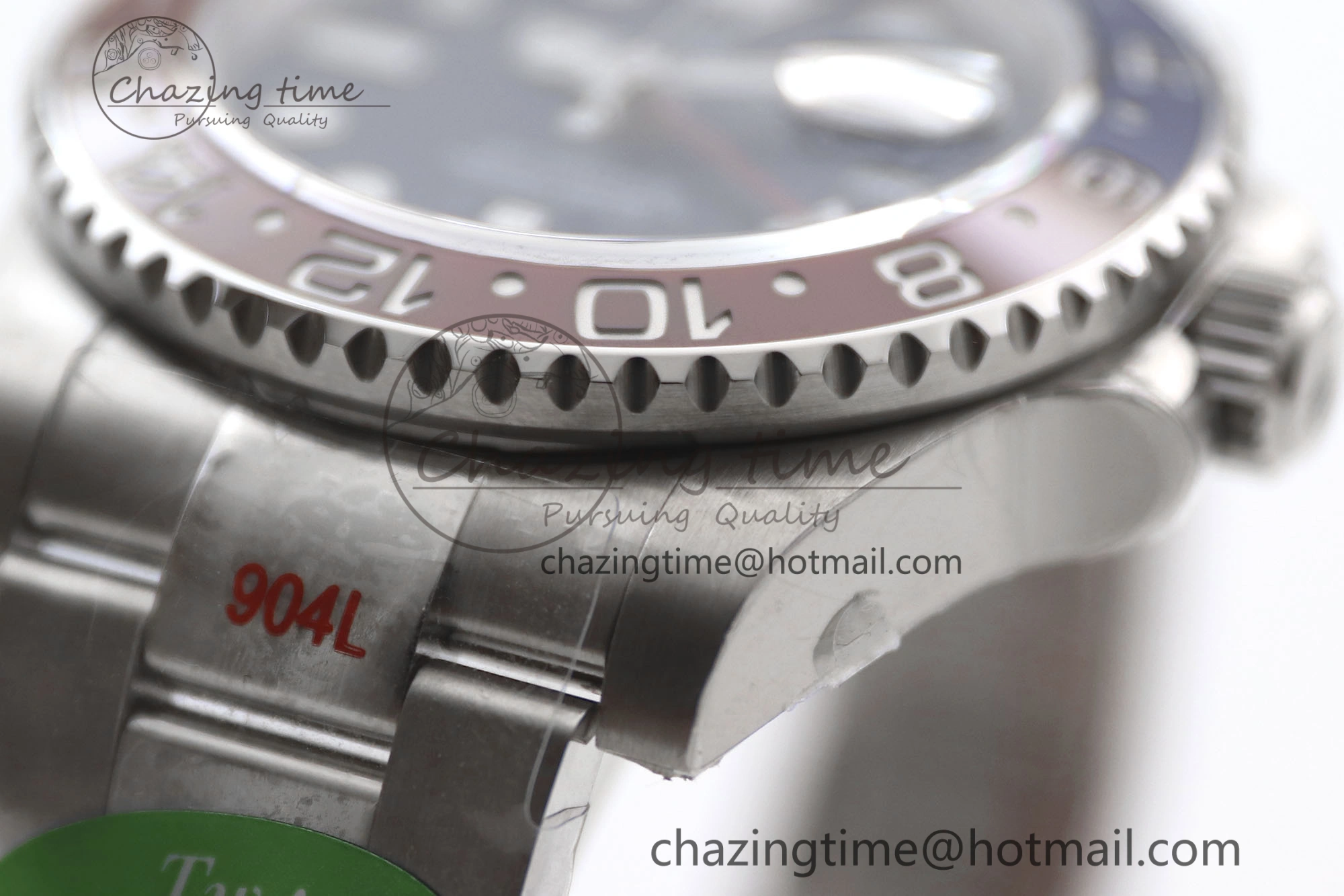 UrbanStyle GMT Master II 126719 BLRO 904L SS TW+ Best Edition Blue Dial on Bracelet VR3285 CHS 1986