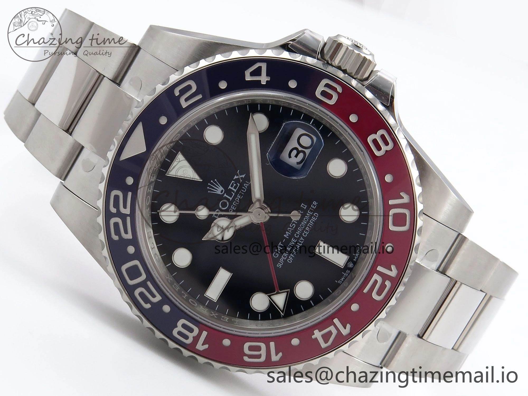 Lightweight GMT-Master II 126719 BLRO 904L THBF 1:1 Best Edition on Oyster Bracelet SH3285 CHS 956