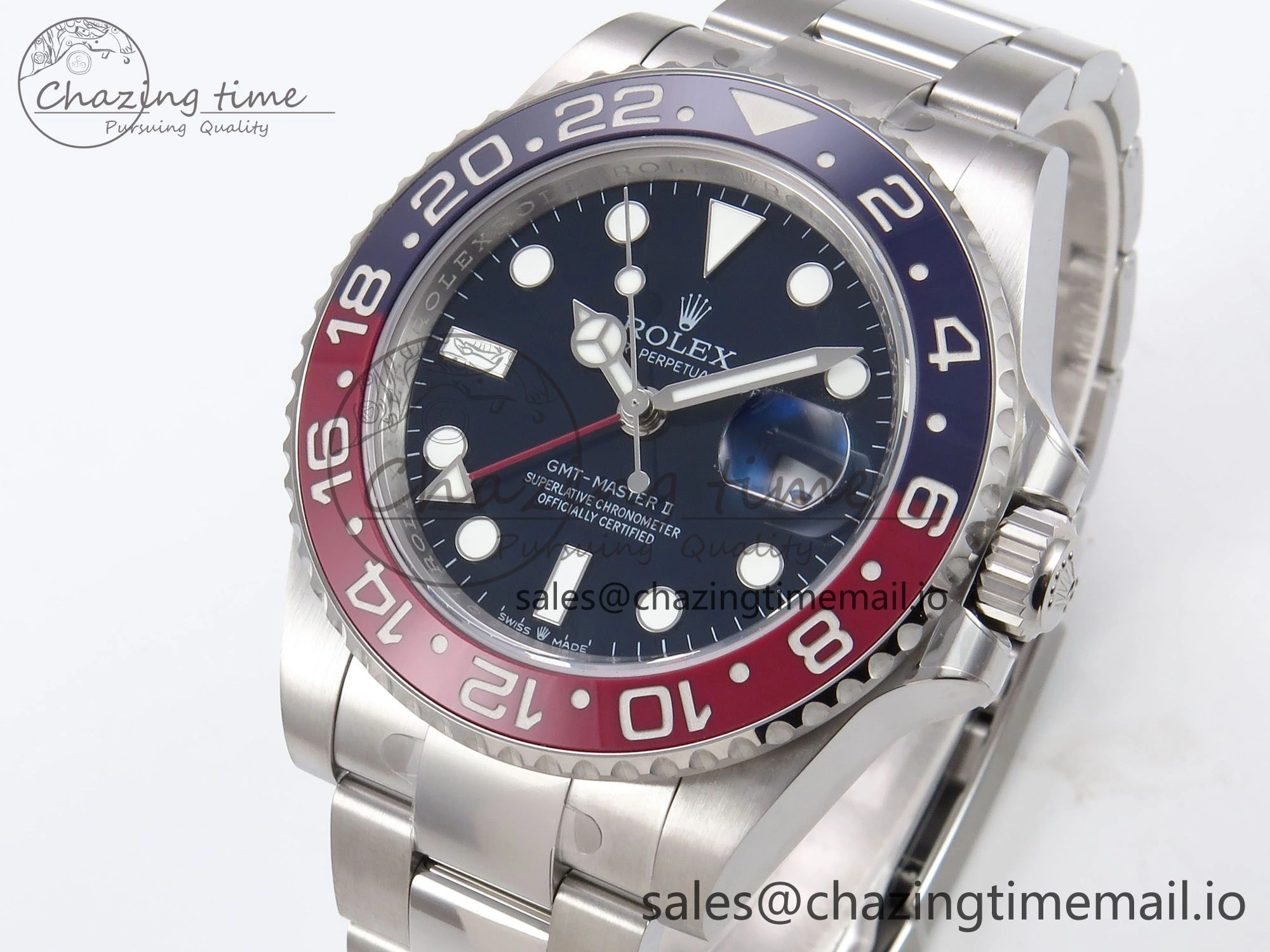 Lightweight GMT-Master II 126719 BLRO 904L THBF 1:1 Best Edition on Oyster Bracelet SH3285 CHS 956