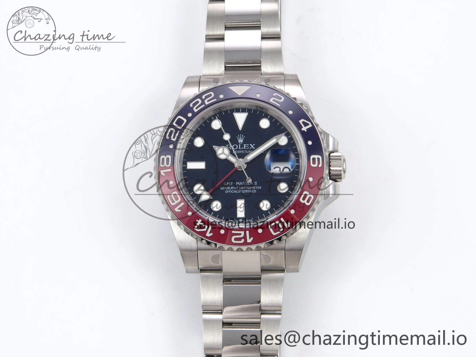 Lightweight GMT-Master II 126719 BLRO 904L THBF 1:1 Best Edition on Oyster Bracelet SH3285 CHS 956
