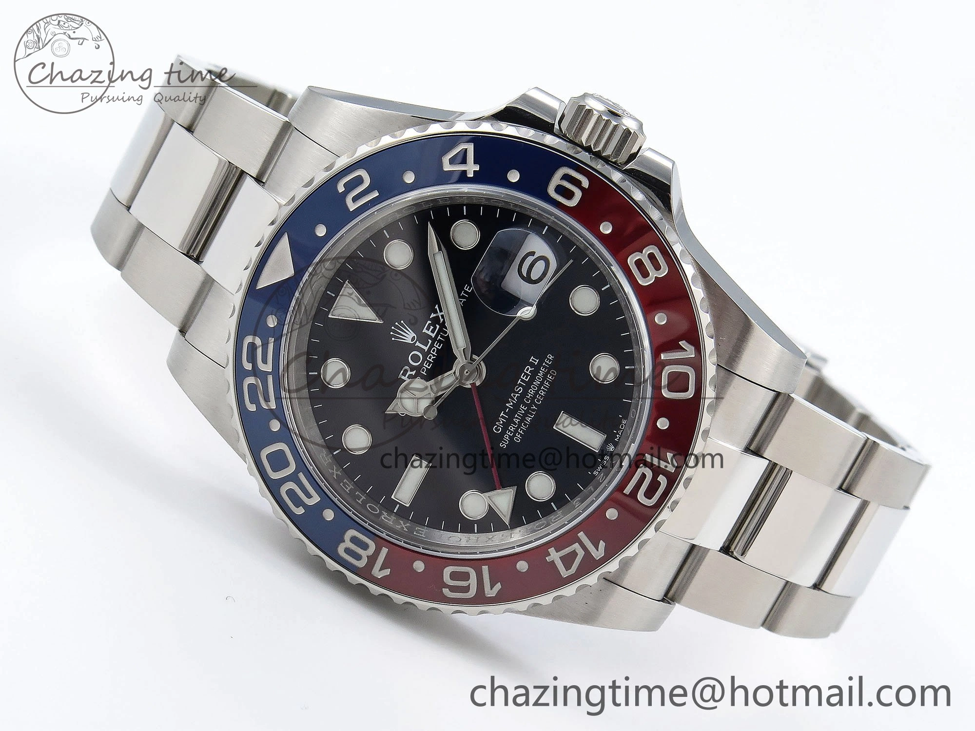 GMT-Master II 126719 BLRO Blue Red Ceramic C+SF Best Edition Blue Dial on Bracelet VR3285 CHS Popular 1629