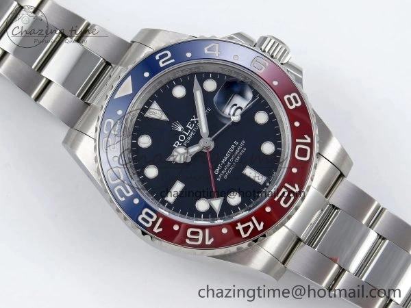 GMT-Master II 126719 BLRO Blue Red Ceramic C+SF Best Edition Blue Dial on Bracelet VR3285 CHS Popular 1629