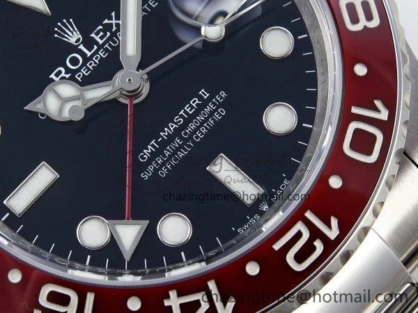 GMT-Master II 126719 BLRO Blue Red Ceramic C+SF Best Edition Blue Dial on Bracelet VR3285 CHS Popular 1629