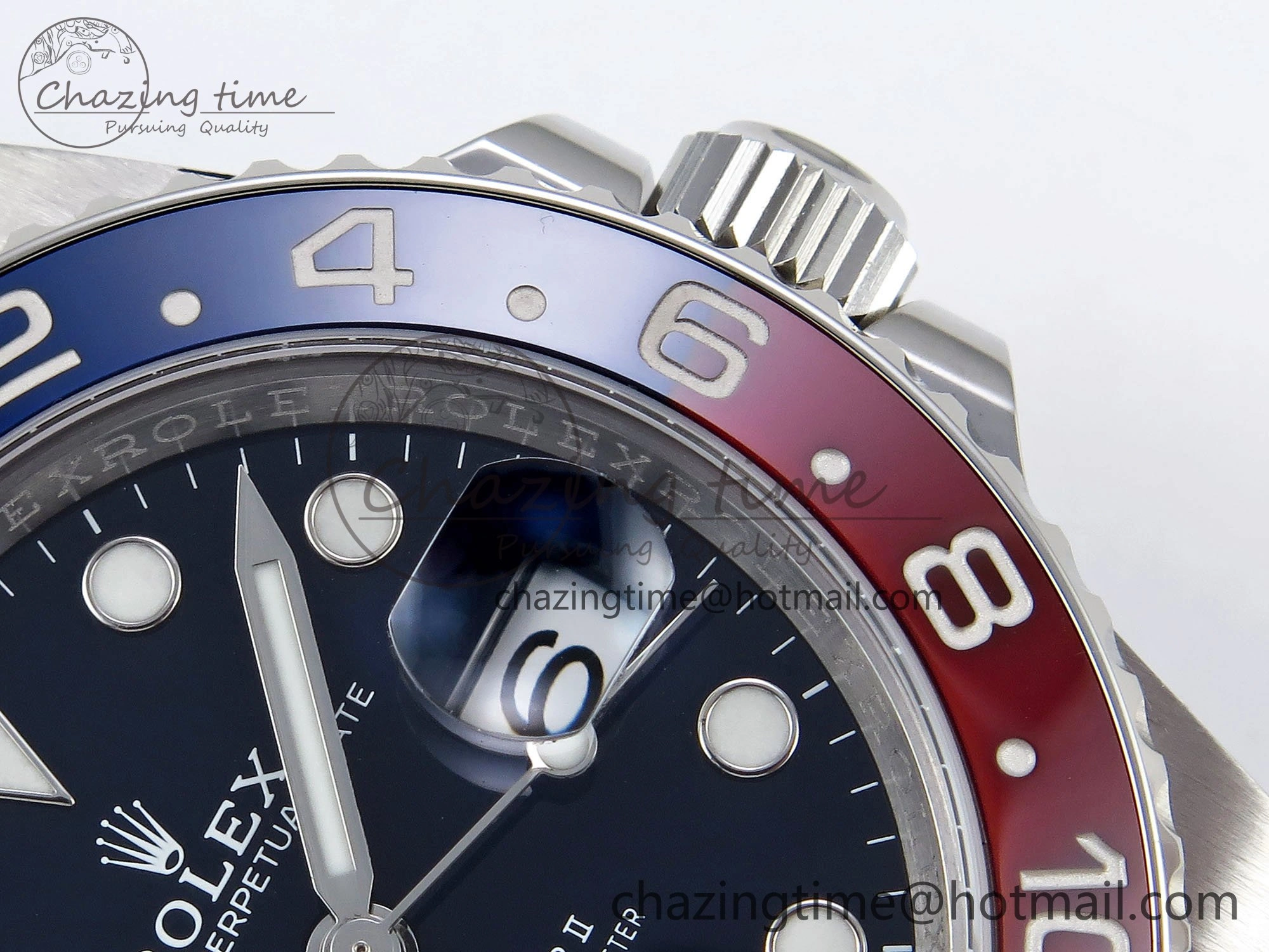 GMT-Master II 126719 BLRO Blue Red Ceramic C+SF Best Edition Blue Dial on Bracelet VR3285 CHS Popular 1629