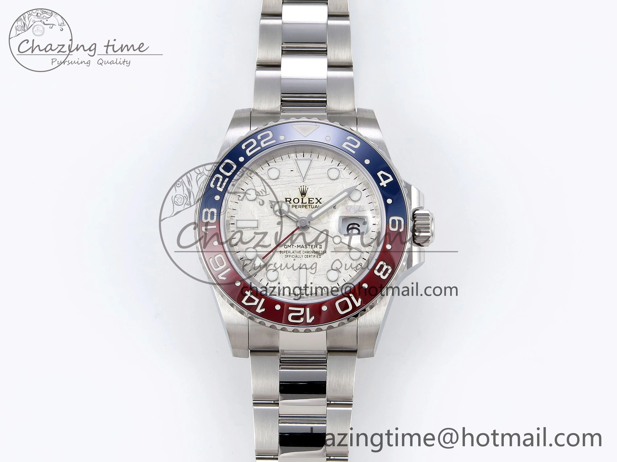 GMT-Master II 126719 BLRO Blue Red Ceramic C+SF Best Edition Meteorite Dial on Bracelet VR3285 CHS Cozy 1631