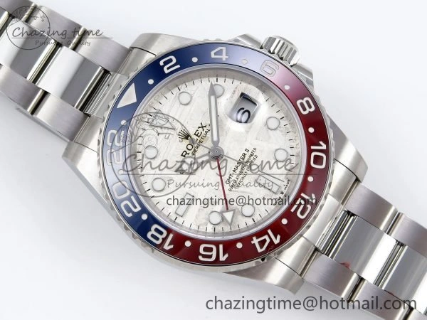 GMT-Master II 126719 BLRO Blue Red Ceramic C+SF Best Edition Meteorite Dial on Bracelet VR3285 CHS Cozy 1631