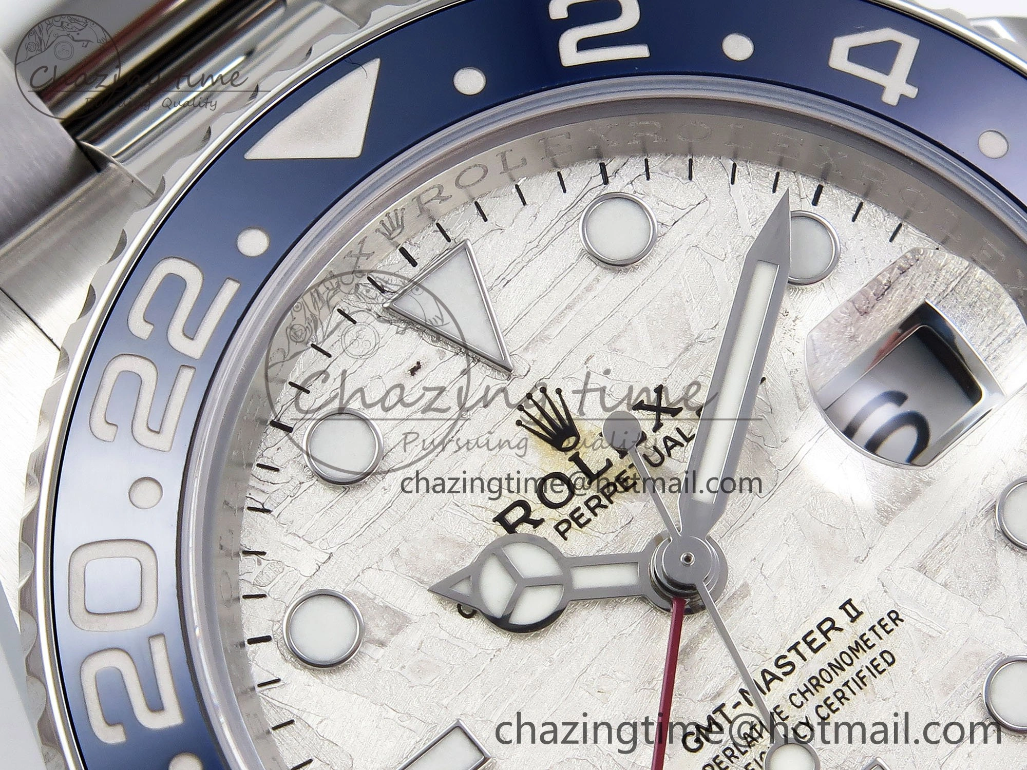 GMT-Master II 126719 BLRO Blue Red Ceramic C+SF Best Edition Meteorite Dial on Bracelet VR3285 CHS Cozy 1631