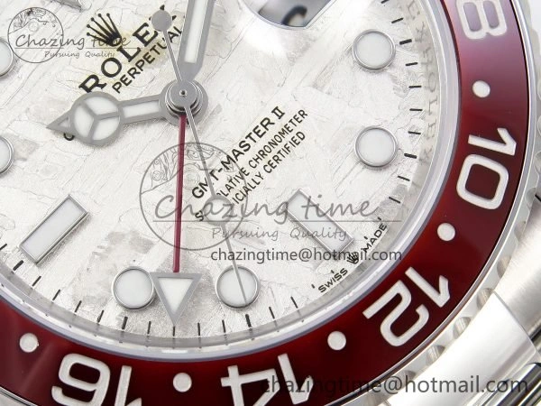 GMT-Master II 126719 BLRO Blue Red Ceramic C+SF Best Edition Meteorite Dial on Bracelet VR3285 CHS Cozy 1631