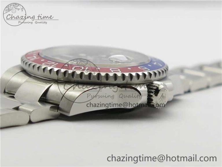 Lightweight GMT Master II 126719 BLRO Red Blue Ceramic 316L Steel Bp Maker 1:1 Best Edition Black Dial on SS Bracelet SA 2967