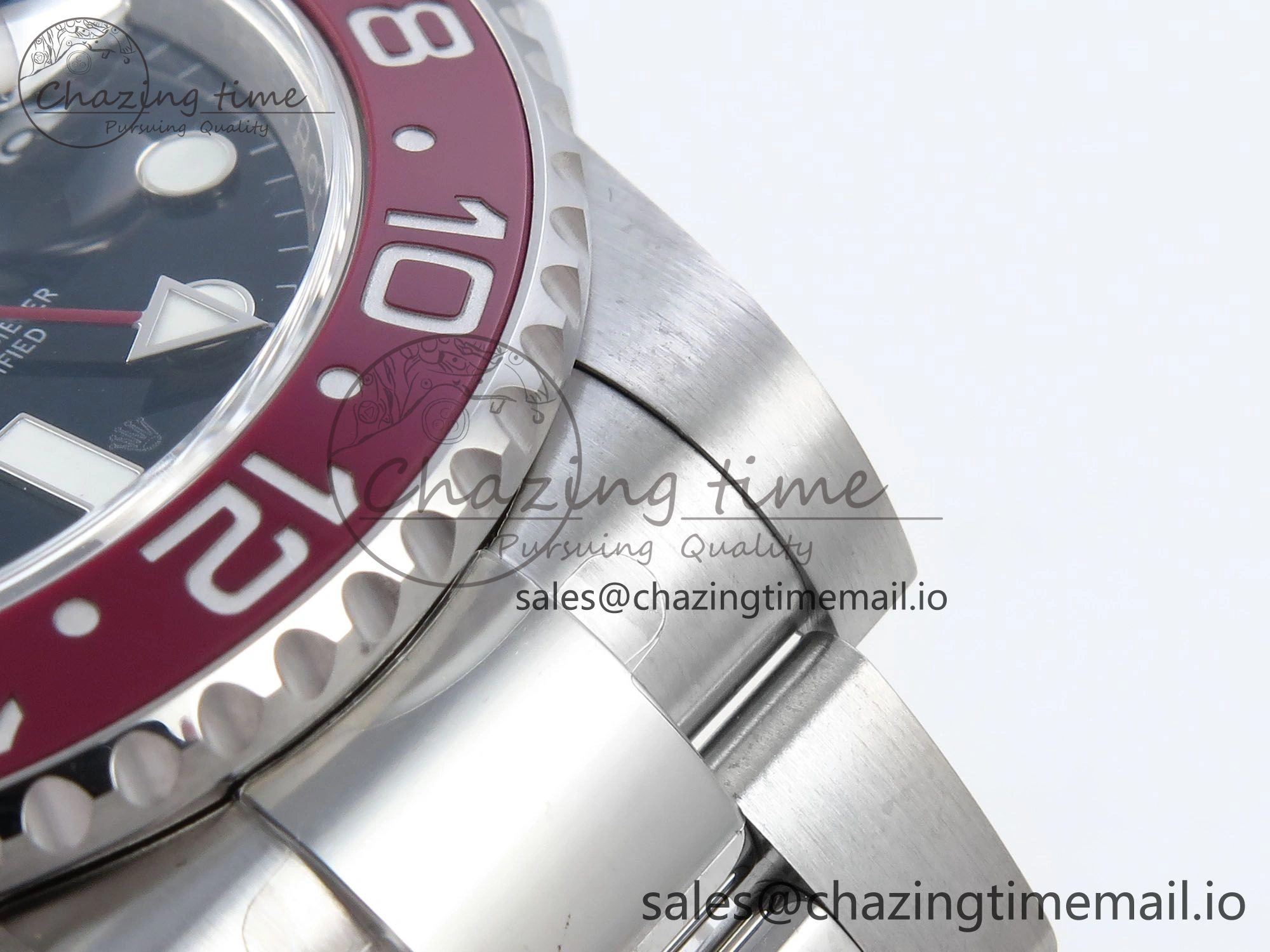 GMT-Master II 126719 BLRO Red Blue Ceramic 904L Steel EWE 1:1 Best Edition Blue Dial on Oyster Strap EWE3285 V Vibrant 815