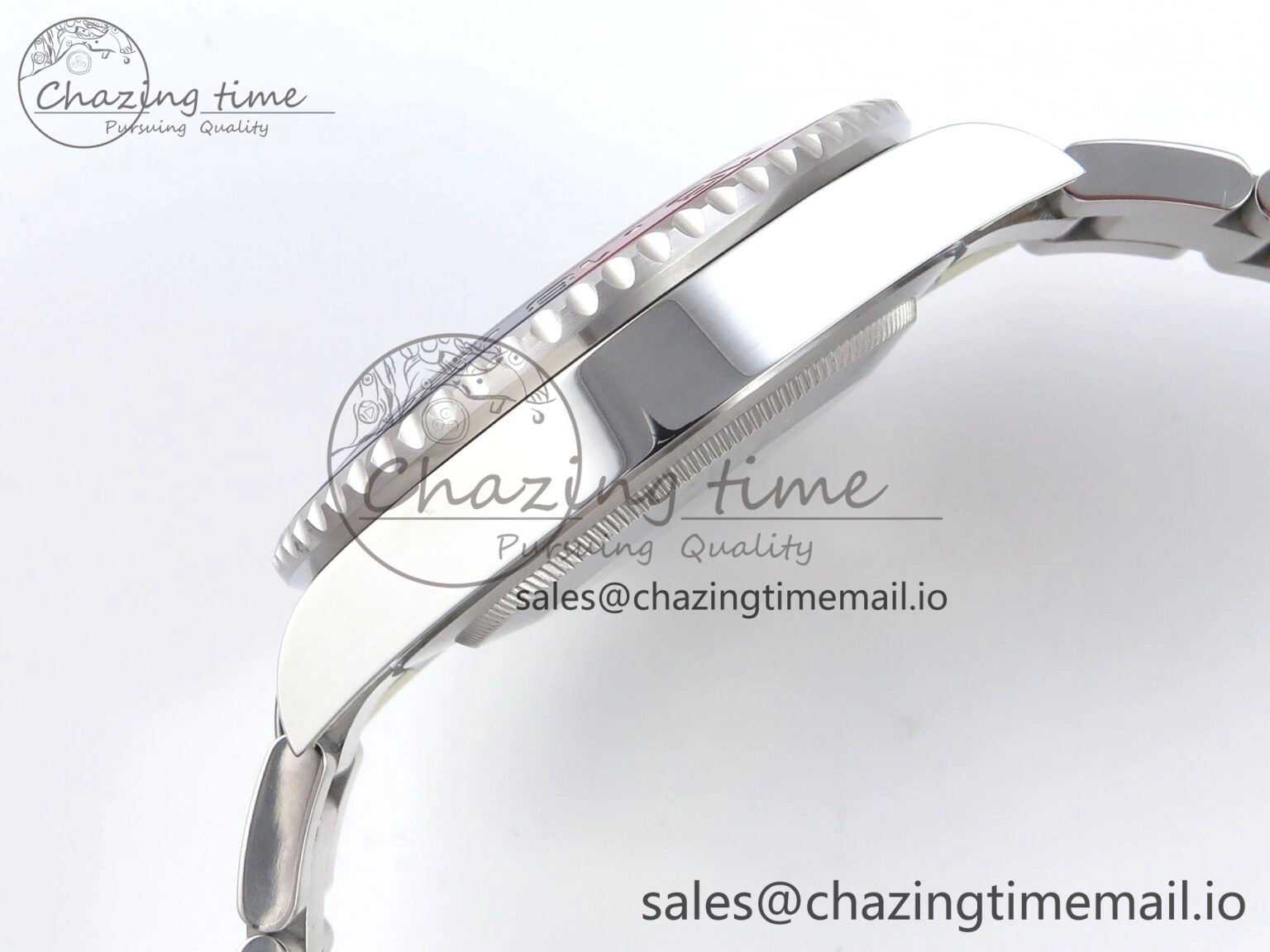 GMT-Master II 126719 BLRO Red Blue Ceramic 904L Steel EWE 1:1 Best Edition Blue Dial on Oyster Strap EWE3285 V Vibrant 815