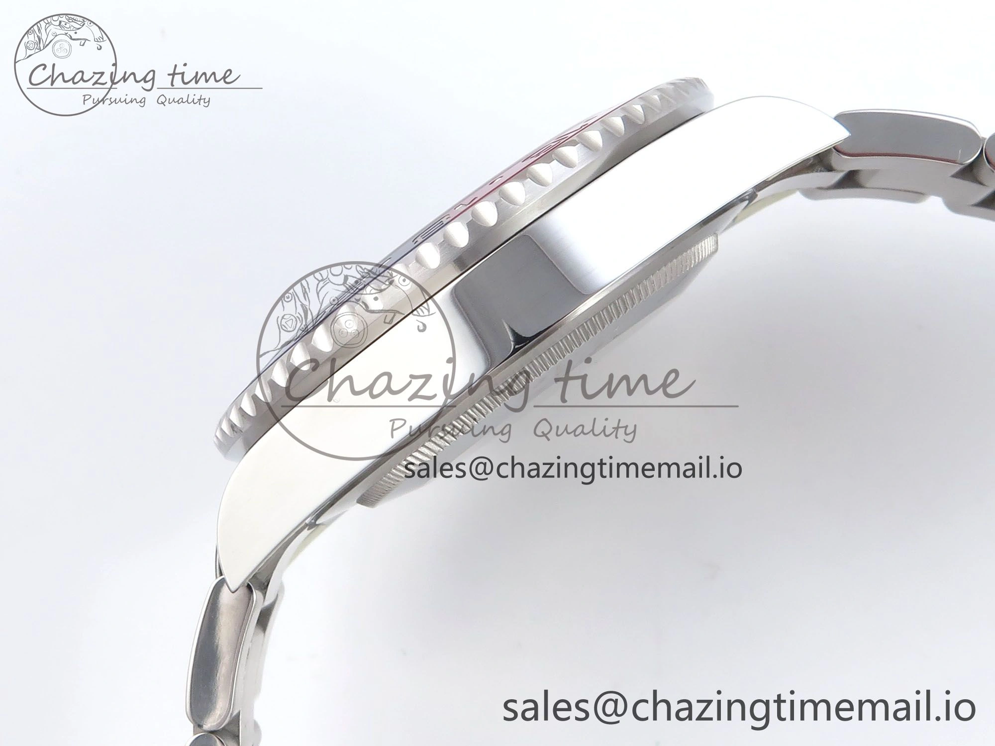 GMT-Master II 126719 BLRO Red Blue Ceramic 904L Steel EWE 1:1 Best Edition Blue Dial on Oyster Strap EWE3285 V Vibrant 815
