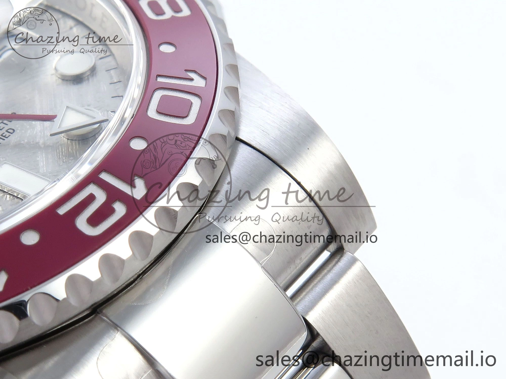 GoodFit GMT-Master II 126719 BLRO Red Blue Ceramic 904L Steel EWE 1:1 Best Edition Meteorite on Oyster Strap EWE3285 V 813