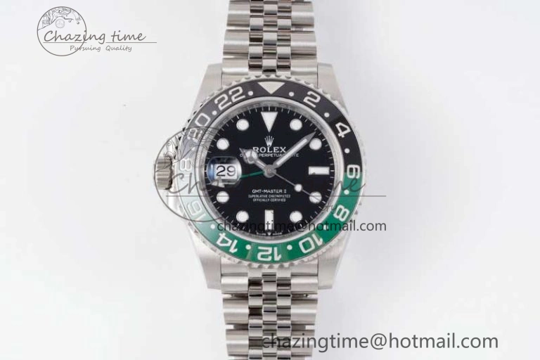 GMT Master II 126720 VTNR 904L SS Clean Factory 1:1 Best Edition on Jubilee Bracelet VR3186 CHS FlexibleFit 2374