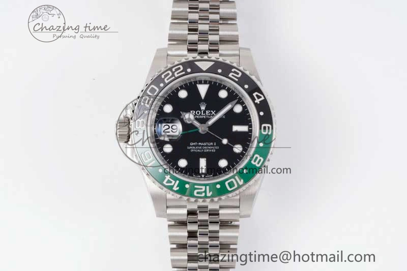 GMT Master II 126720 VTNR 904L SS Clean Factory 1:1 Best Edition on Jubilee Bracelet VR3186 CHS FlexibleFit 2374