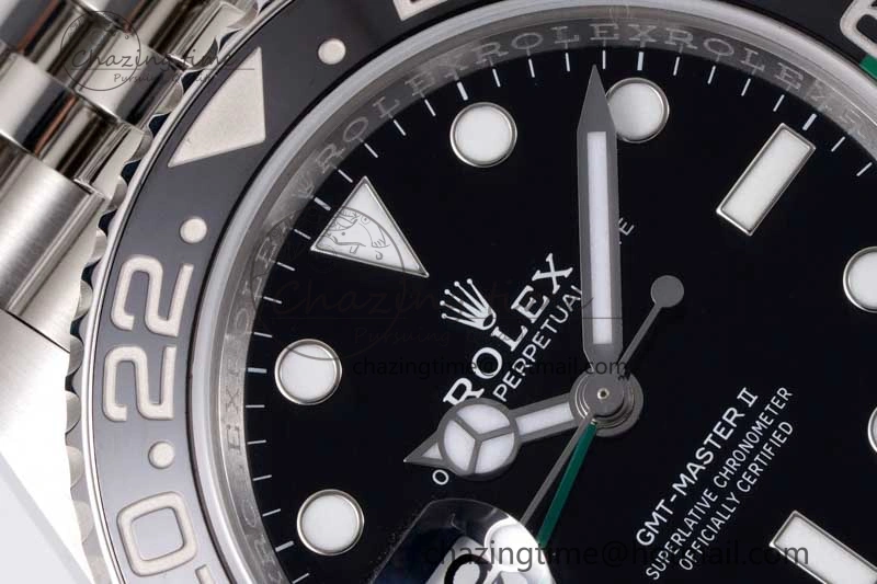 GMT Master II 126720 VTNR 904L SS Clean Factory 1:1 Best Edition on Jubilee Bracelet VR3186 CHS FlexibleFit 2374