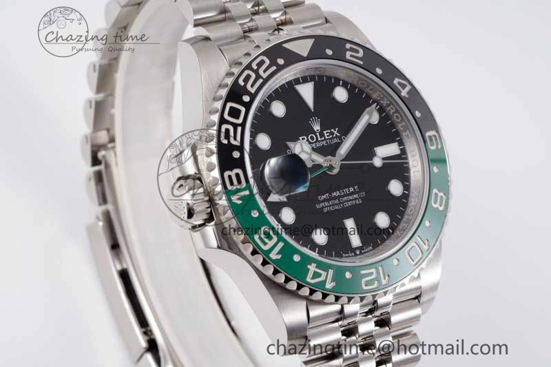 GMT Master II 126720 VTNR 904L SS Clean Factory 1:1 Best Edition on Jubilee Bracelet VR3186 CHS FlexibleFit 2374