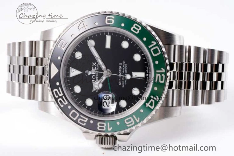 GMT Master II 126720 VTNR 904L SS Clean Factory 1:1 Best Edition on Jubilee Bracelet VR3186 CHS FlexibleFit 2374
