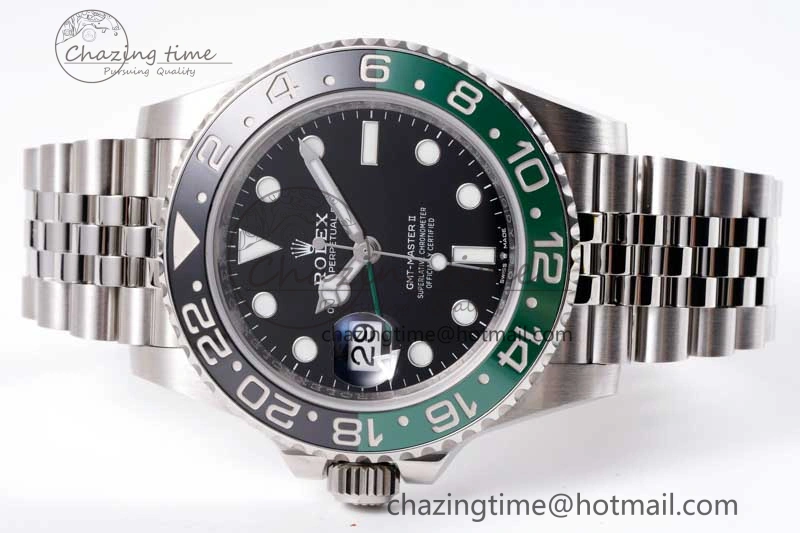 GMT Master II 126720 VTNR 904L SS Clean Factory 1:1 Best Edition on Jubilee Bracelet VR3186 CHS FlexibleFit 2374