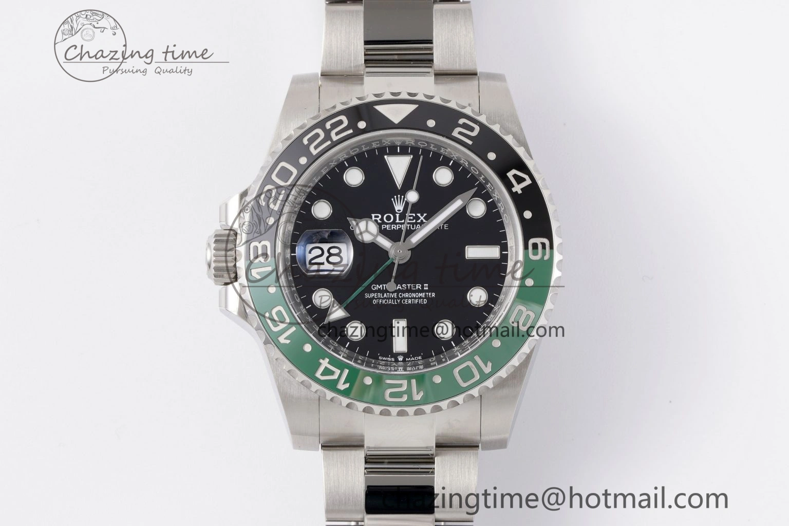 Chic GMT Master II 126720 VTNR 904L SS Clean Factory 1:1 Best Edition on Oyster Bracelet DD3285 CHS 1997