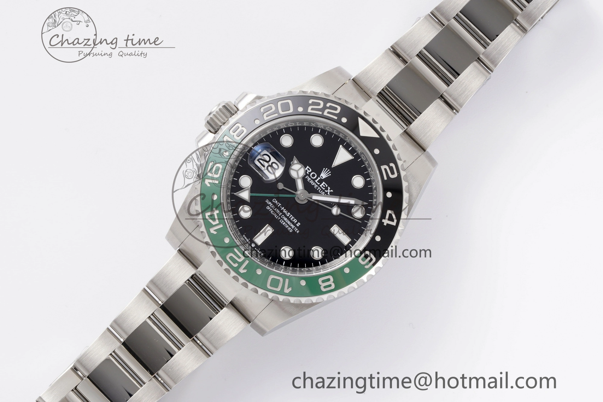 Chic GMT Master II 126720 VTNR 904L SS Clean Factory 1:1 Best Edition on Oyster Bracelet DD3285 CHS 1997