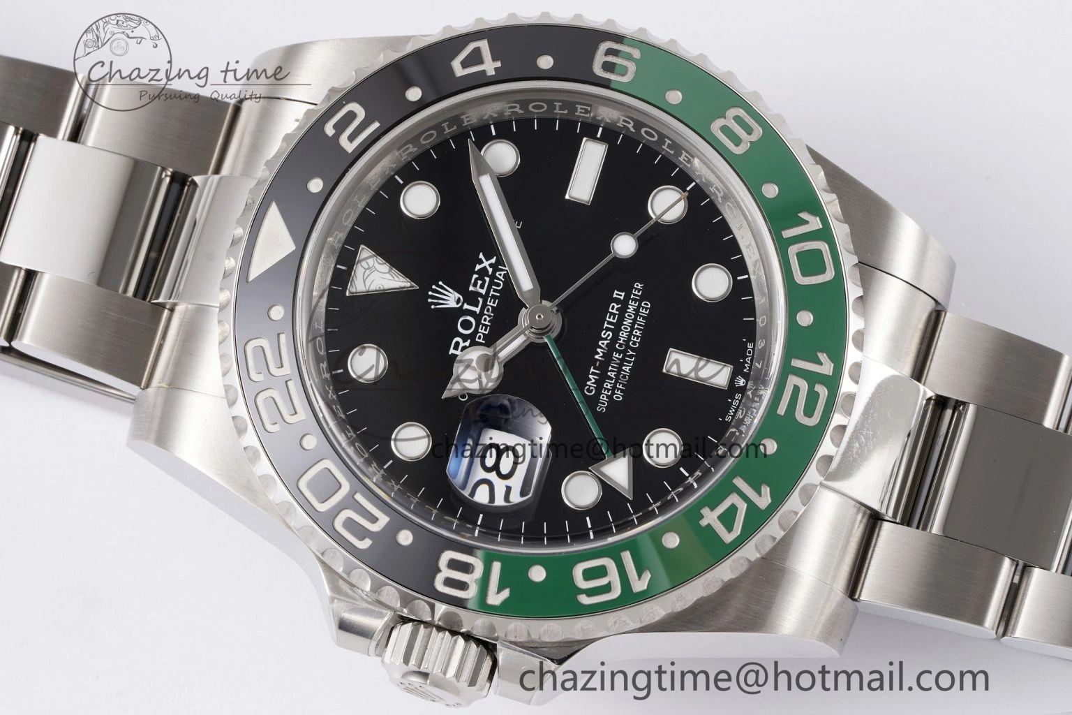 Chic GMT Master II 126720 VTNR 904L SS Clean Factory 1:1 Best Edition on Oyster Bracelet DD3285 CHS 1997