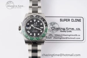 Chic GMT Master II 126720 VTNR 904L SS Clean Factory 1:1 Best Edition on Oyster Bracelet DD3285 CHS 1997