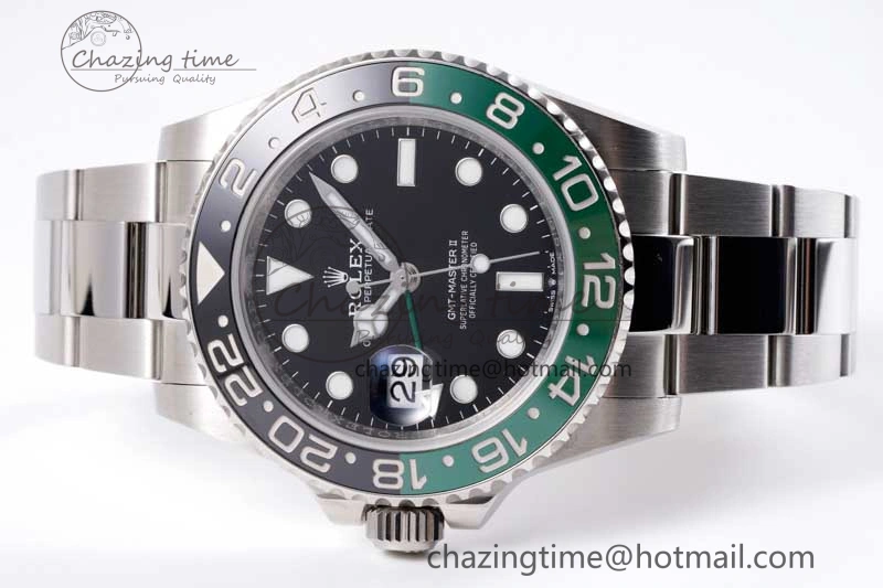Breathable GMT Master II 126720 VTNR 904L SS Clean Factory 1:1 Best Edition on Oyster Bracelet VR3186 CHS 2375