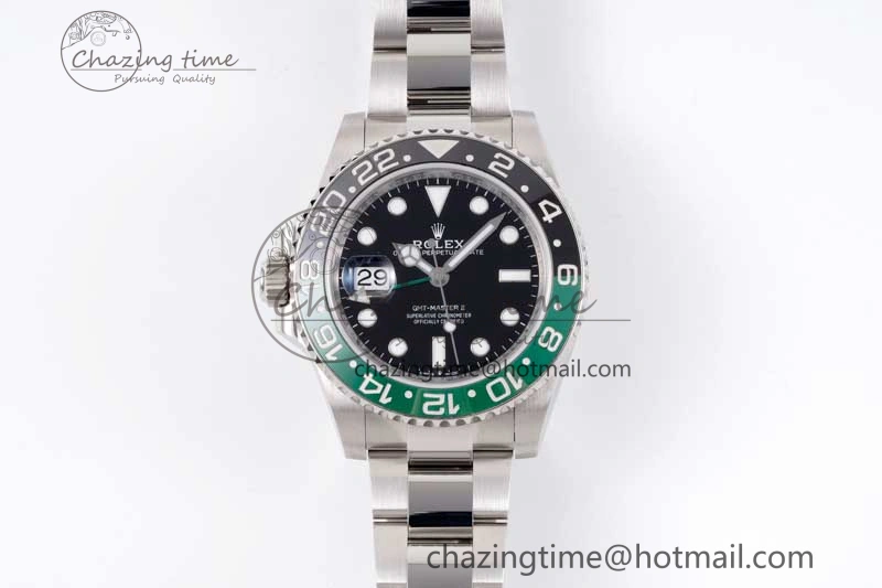 Breathable GMT Master II 126720 VTNR 904L SS Clean Factory 1:1 Best Edition on Oyster Bracelet VR3186 CHS 2375