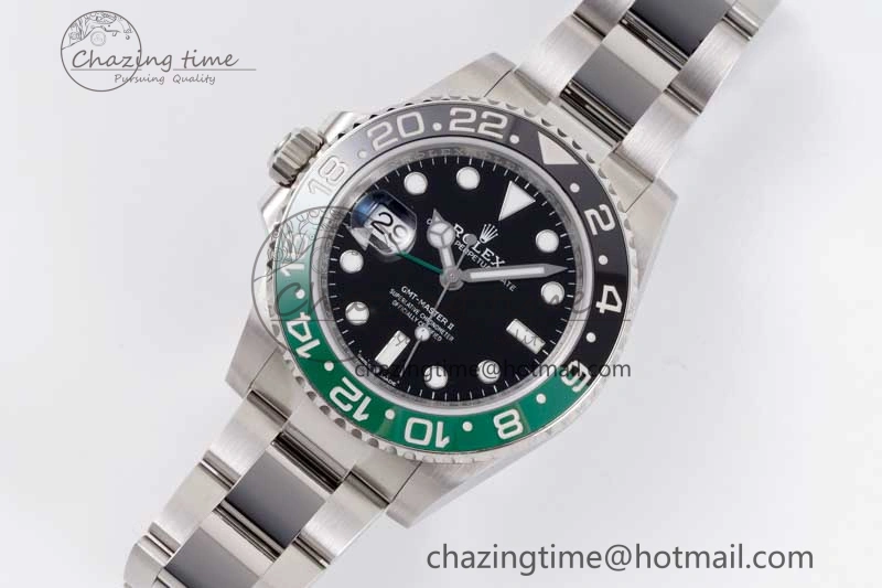 Breathable GMT Master II 126720 VTNR 904L SS Clean Factory 1:1 Best Edition on Oyster Bracelet VR3186 CHS 2375