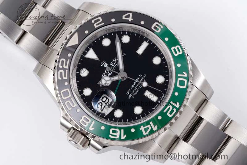 Breathable GMT Master II 126720 VTNR 904L SS Clean Factory 1:1 Best Edition on Oyster Bracelet VR3186 CHS 2375