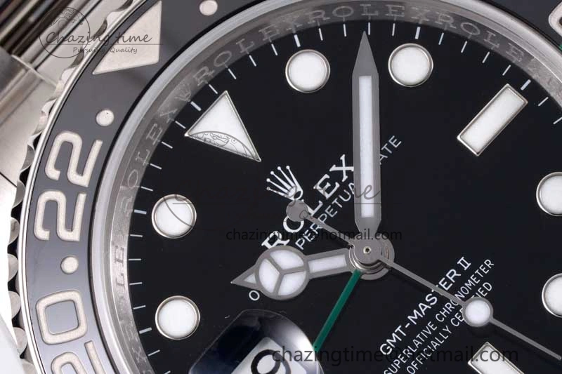 Breathable GMT Master II 126720 VTNR 904L SS Clean Factory 1:1 Best Edition on Oyster Bracelet VR3186 CHS 2375