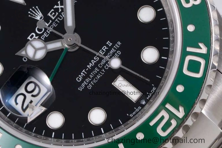 Breathable GMT Master II 126720 VTNR 904L SS Clean Factory 1:1 Best Edition on Oyster Bracelet VR3186 CHS 2375