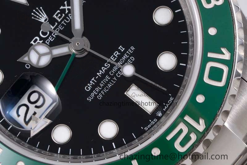 Breathable GMT Master II 126720 VTNR 904L SS Clean Factory 1:1 Best Edition on Oyster Bracelet VR3186 CHS 2375