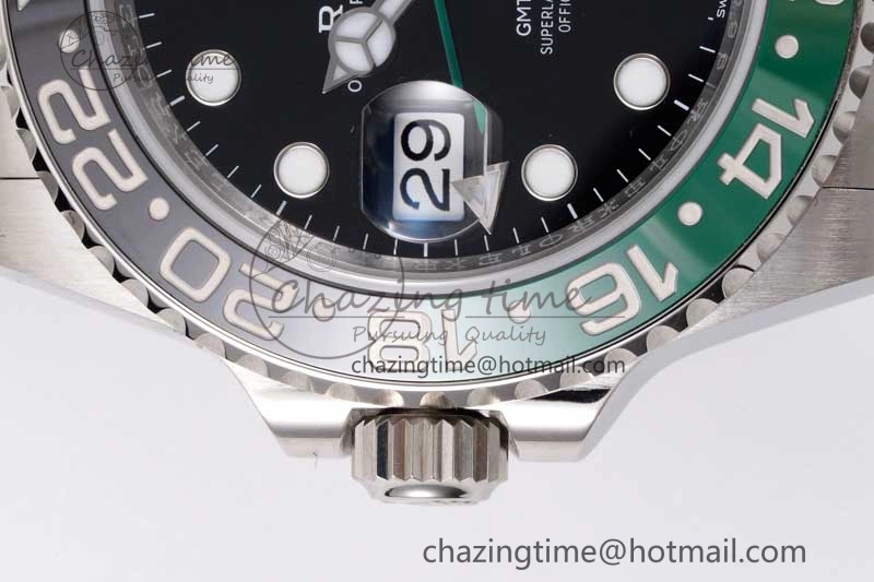 Breathable GMT Master II 126720 VTNR 904L SS Clean Factory 1:1 Best Edition on Oyster Bracelet VR3186 CHS 2375