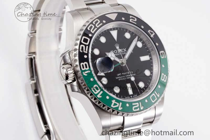 Breathable GMT Master II 126720 VTNR 904L SS Clean Factory 1:1 Best Edition on Oyster Bracelet VR3186 CHS 2375