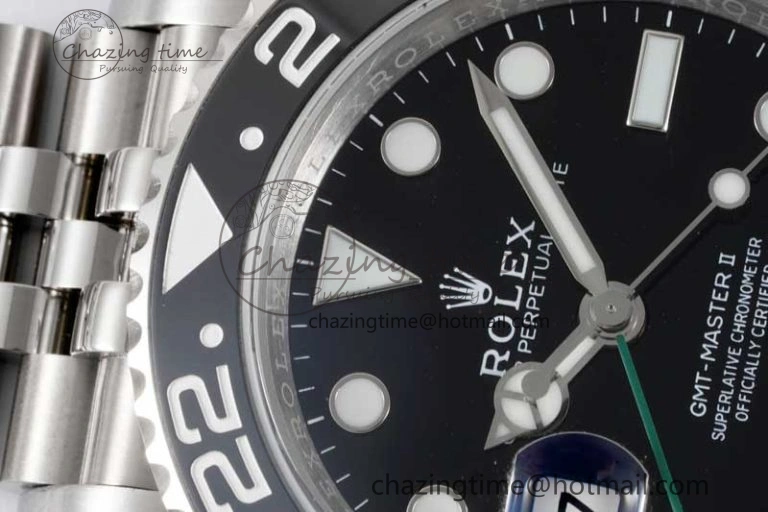 Seasonal GMT Master II 126720 VTNR LHD 904L SS APF 1:1 Best Edition on Jubilee Bracelet VR3285 CHS 2051