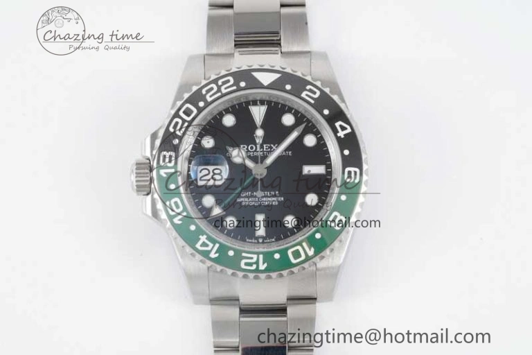 TravelReady GMT Master II 126720 VTNR LHD 904L SS APF 1:1 Best Edition on Oyster Bracelet VR3285 CHS 2049