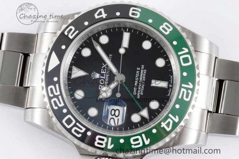 TravelReady GMT Master II 126720 VTNR LHD 904L SS APF 1:1 Best Edition on Oyster Bracelet VR3285 CHS 2049