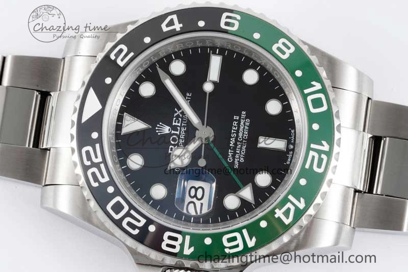 TravelReady GMT Master II 126720 VTNR LHD 904L SS APF 1:1 Best Edition on Oyster Bracelet VR3285 CHS 2049