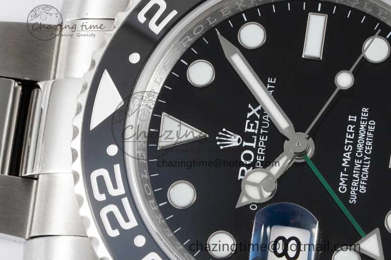 TravelReady GMT Master II 126720 VTNR LHD 904L SS APF 1:1 Best Edition on Oyster Bracelet VR3285 CHS 2049