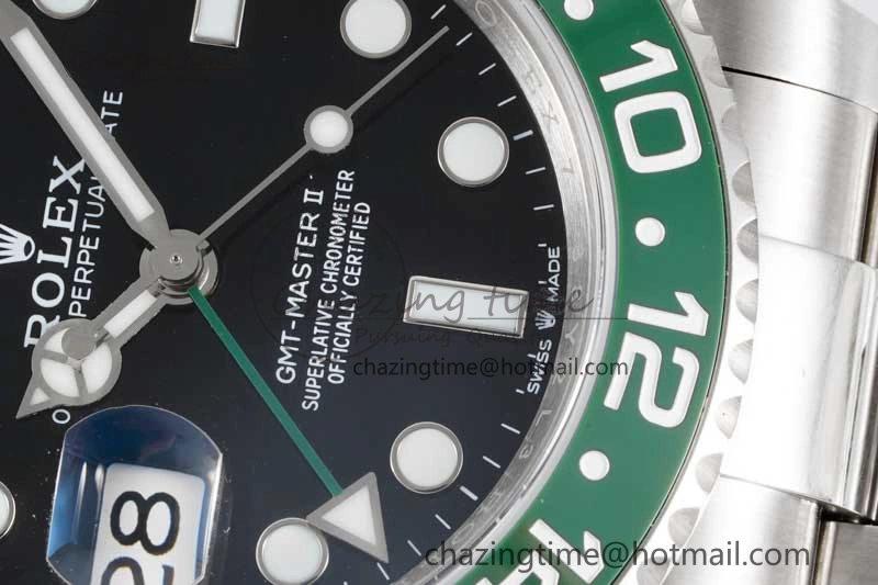 TravelReady GMT Master II 126720 VTNR LHD 904L SS APF 1:1 Best Edition on Oyster Bracelet VR3285 CHS 2049