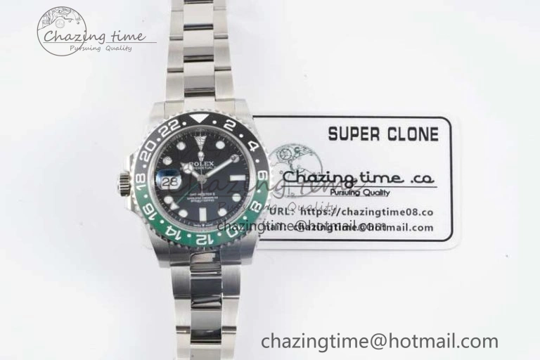 TravelReady GMT Master II 126720 VTNR LHD 904L SS APF 1:1 Best Edition on Oyster Bracelet VR3285 CHS 2049