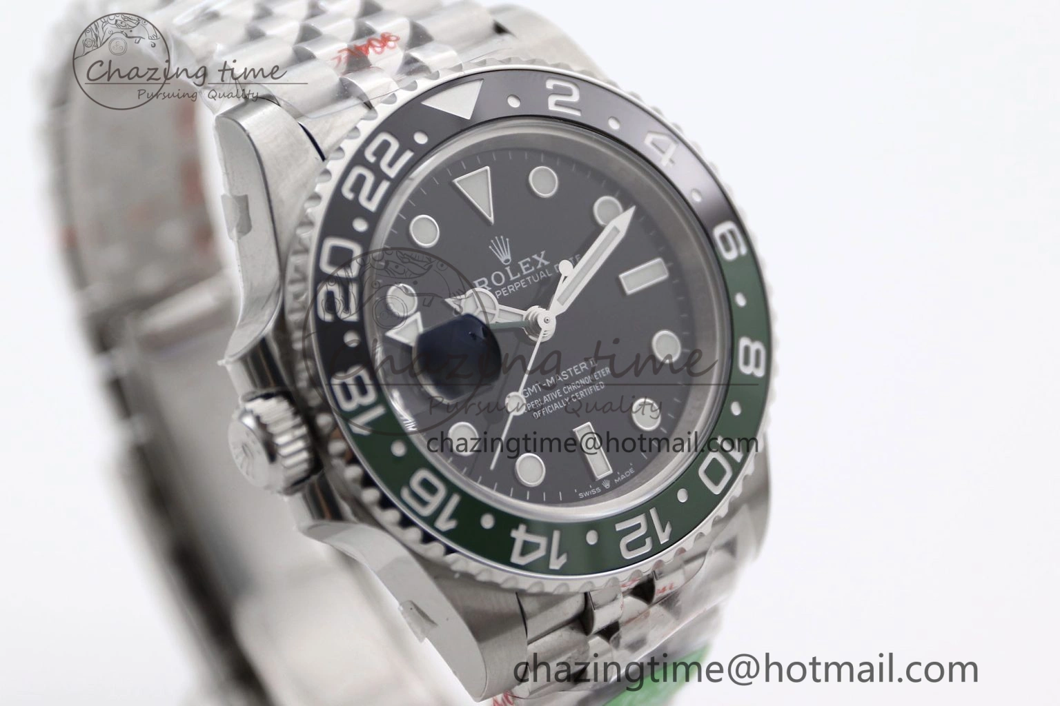 WaterResistant GMT Master II 126720 VTNR LHD 904L SS TW+ Best Edition on Jubilee Bracelet VR3285 CHS 1982