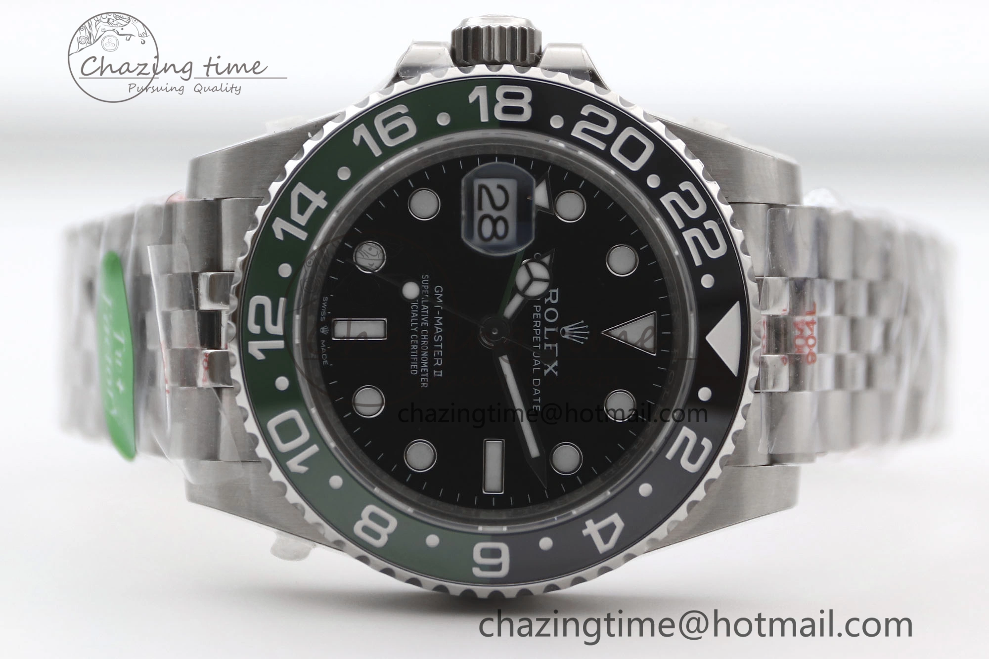 WaterResistant GMT Master II 126720 VTNR LHD 904L SS TW+ Best Edition on Jubilee Bracelet VR3285 CHS 1982