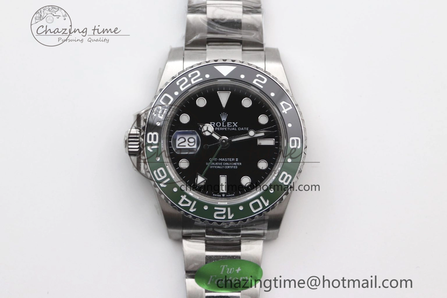 GMT Master II 126720 VTNR LHD 904L SS TW+ Best Edition on Oyster Bracelet VR3285 CHS SoftTouch 1981