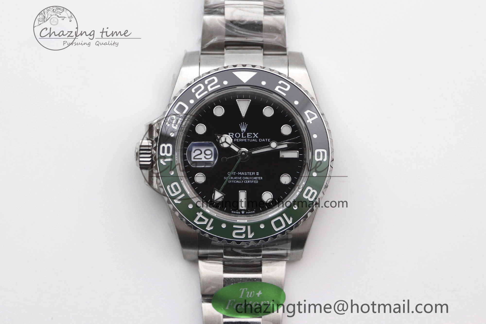 GMT Master II 126720 VTNR LHD 904L SS TW+ Best Edition on Oyster Bracelet VR3285 CHS SoftTouch 1981