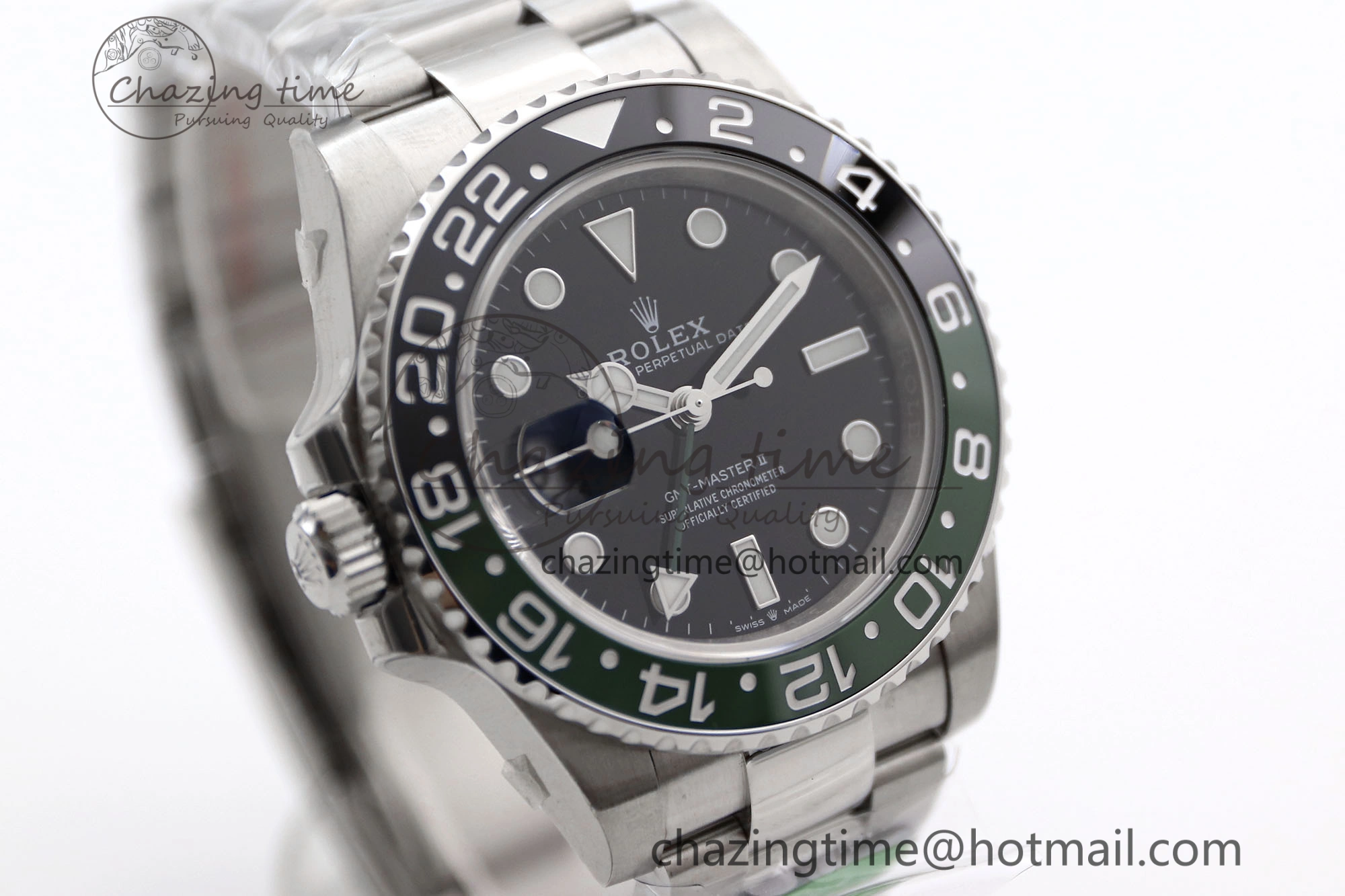 GMT Master II 126720 VTNR LHD 904L SS TW+ Best Edition on Oyster Bracelet VR3285 CHS SoftTouch 1981