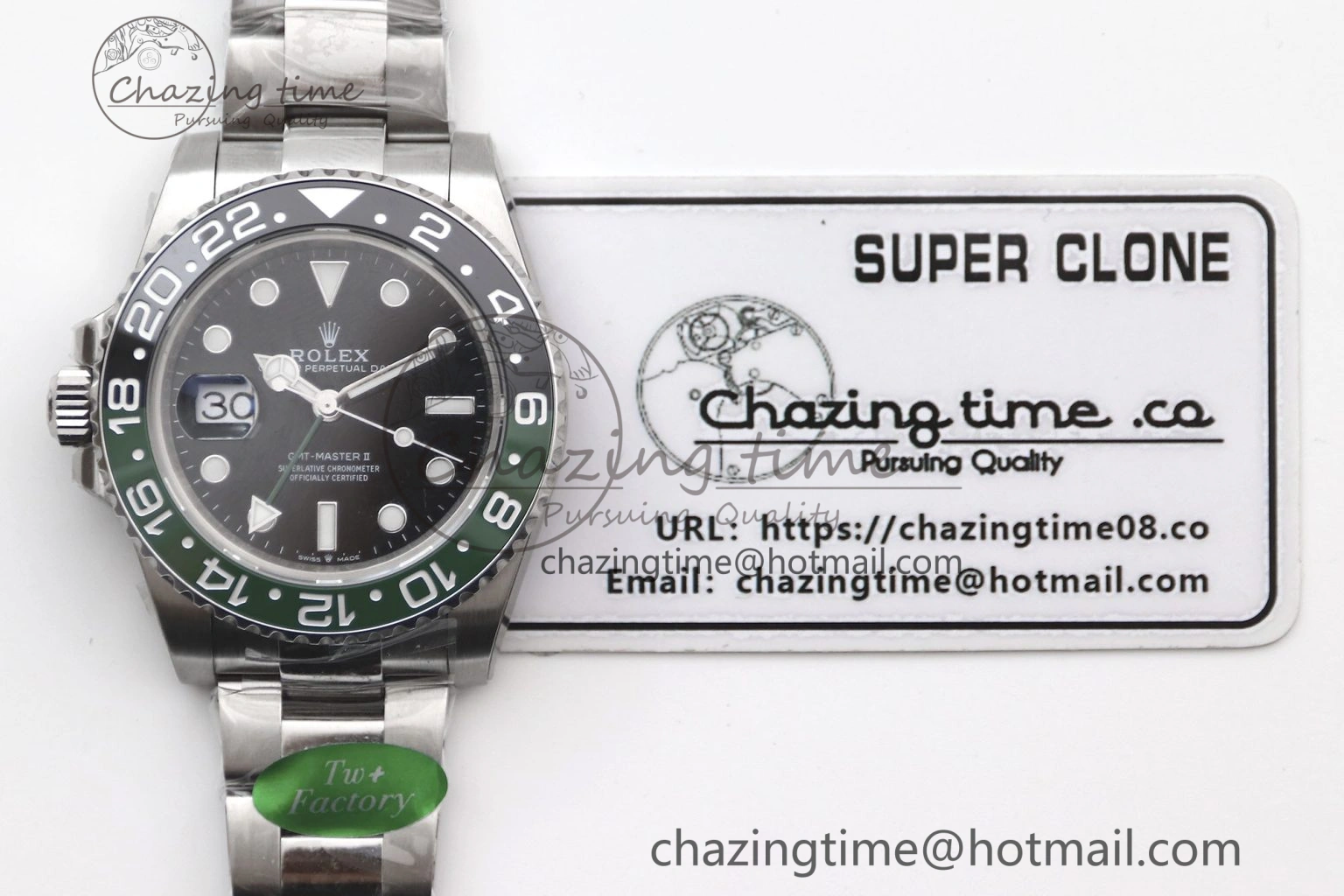 GMT Master II 126720 VTNR LHD 904L SS TW+ Best Edition on Oyster Bracelet VR3285 CHS SoftTouch 1981