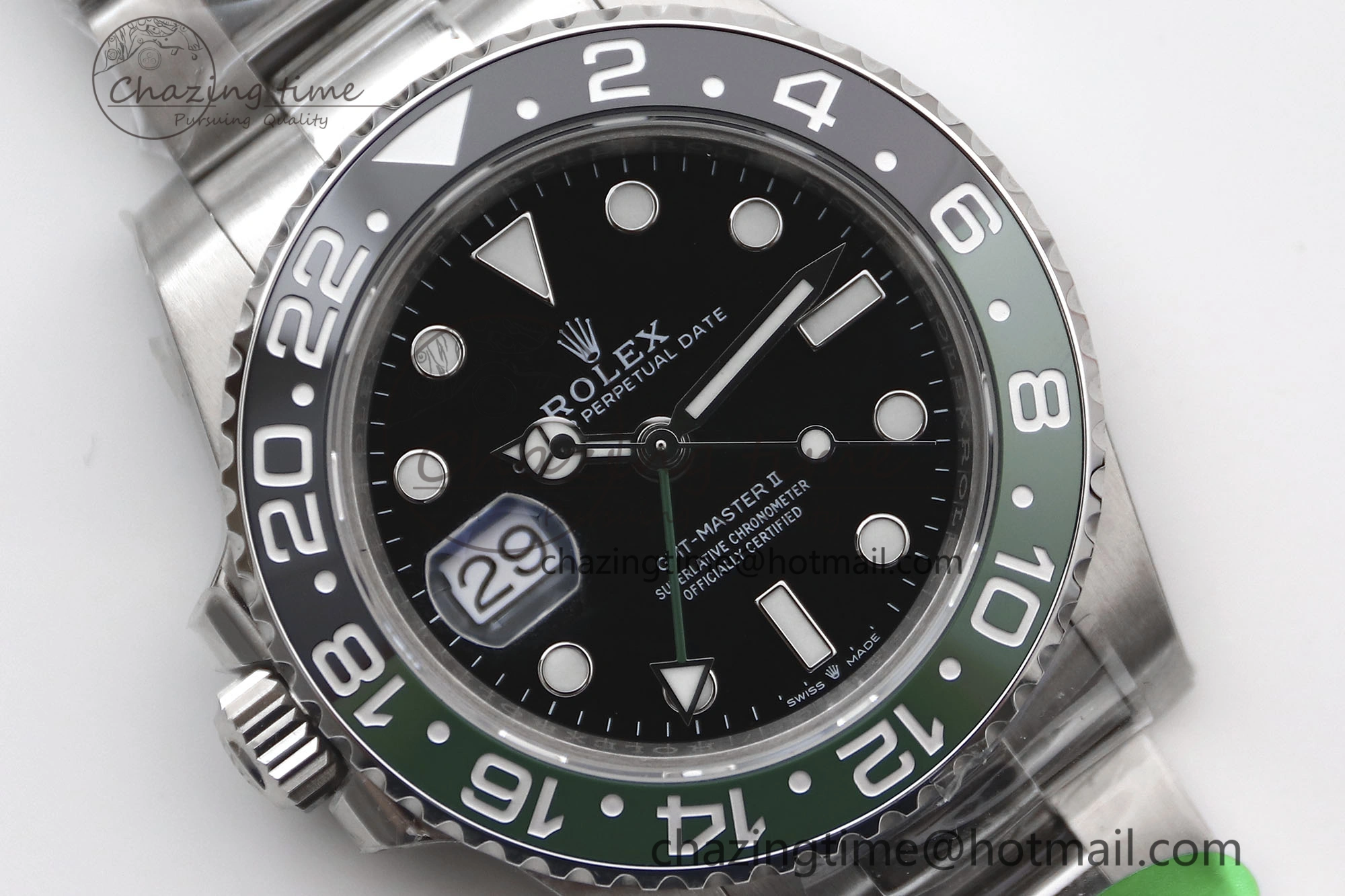 GMT Master II 126720 VTNR LHD 904L SS TW+ Best Edition on Oyster Bracelet VR3285 CHS SoftTouch 1981